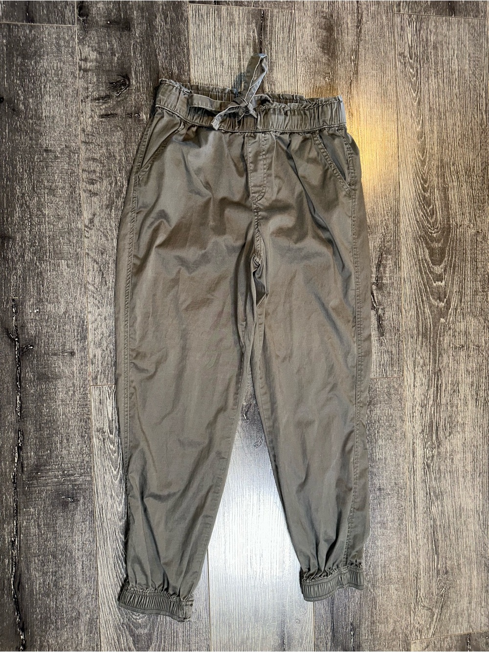 Knox Rose Woman’s Olive Casual Utility Drawstring Jogger Pants